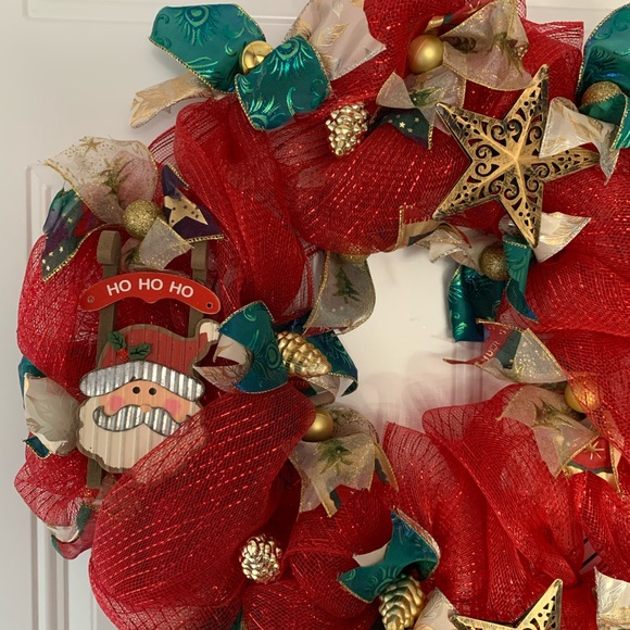 New handmade Christmas wreath - Picture 3 of 4